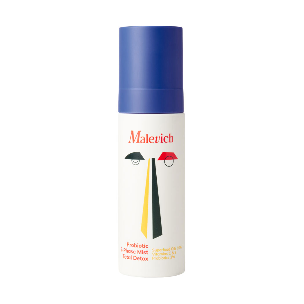 Пробіотичний 2-х фазний детокс-міст для обличчя Malevich Probiotic 2-Phase Mist Total Detox, 120 мл